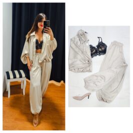 Bomber oversize raso