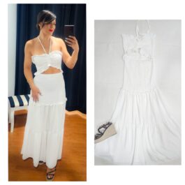 Vestido bajo nido a