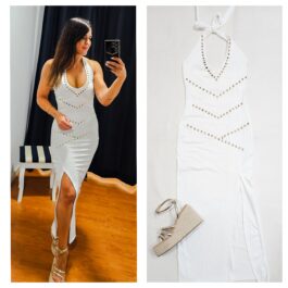 Vestido midid tachas