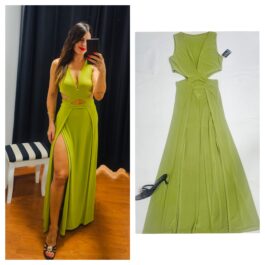 Vestido cutout aberturas