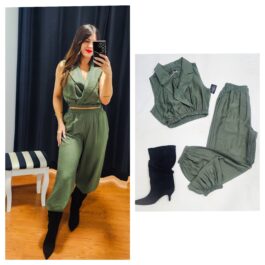 Conjunto chaleco solapa