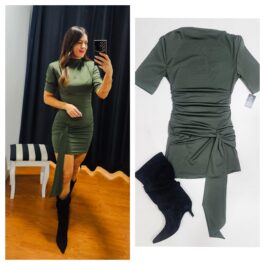Vestido corto nudo